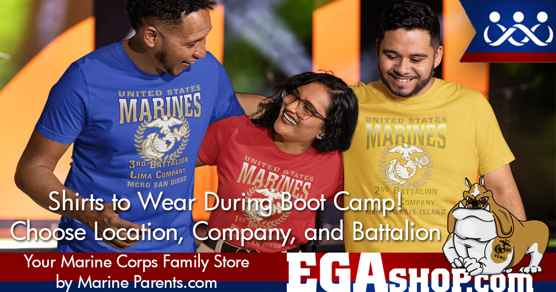 Wear these shirts to support your recruit in boot camp!