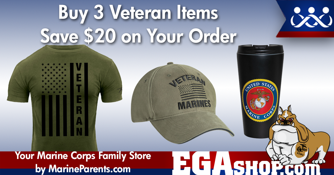 For Marine Corps Veterans: Buy 3 Save $20