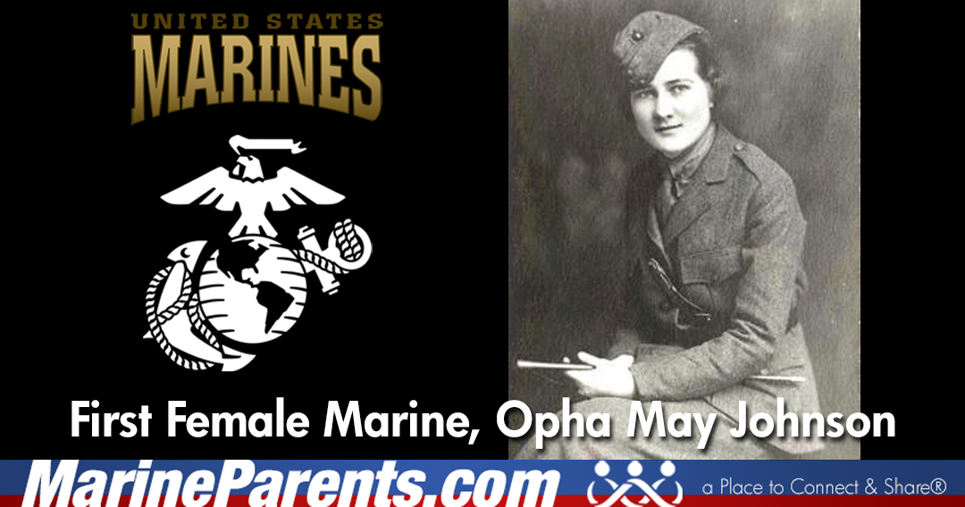 First Female Marine - Opha May Johnson