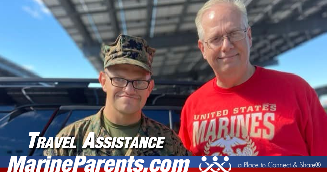 MPTA Helps Marine Parents, Kelly & Becky, Attend Graduation