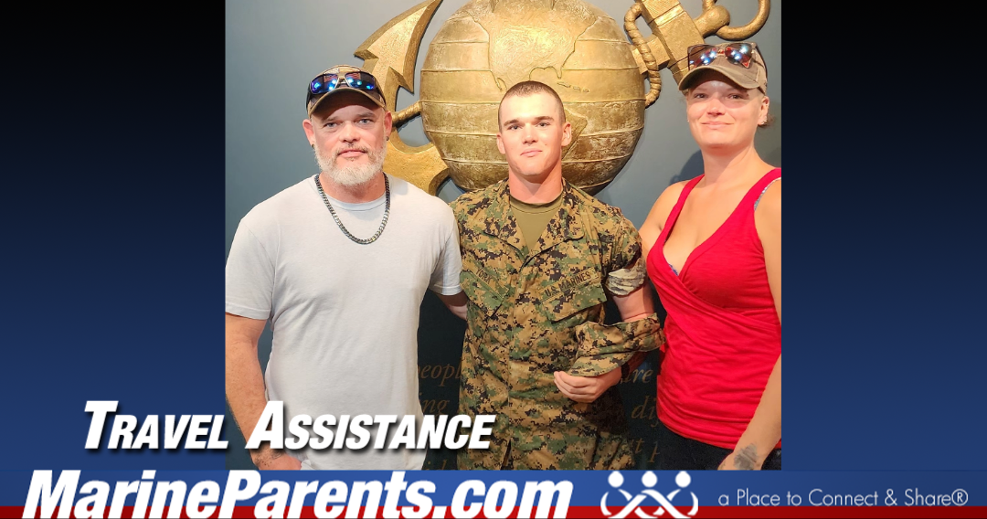 MPTA Helps Marine Parents, Amanda and Randy, Attend Graduation