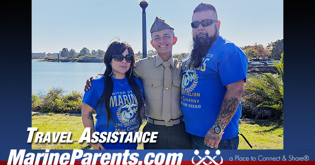 MPTA Helps Marine Parents, Valerie and Mario, Attend Graduation